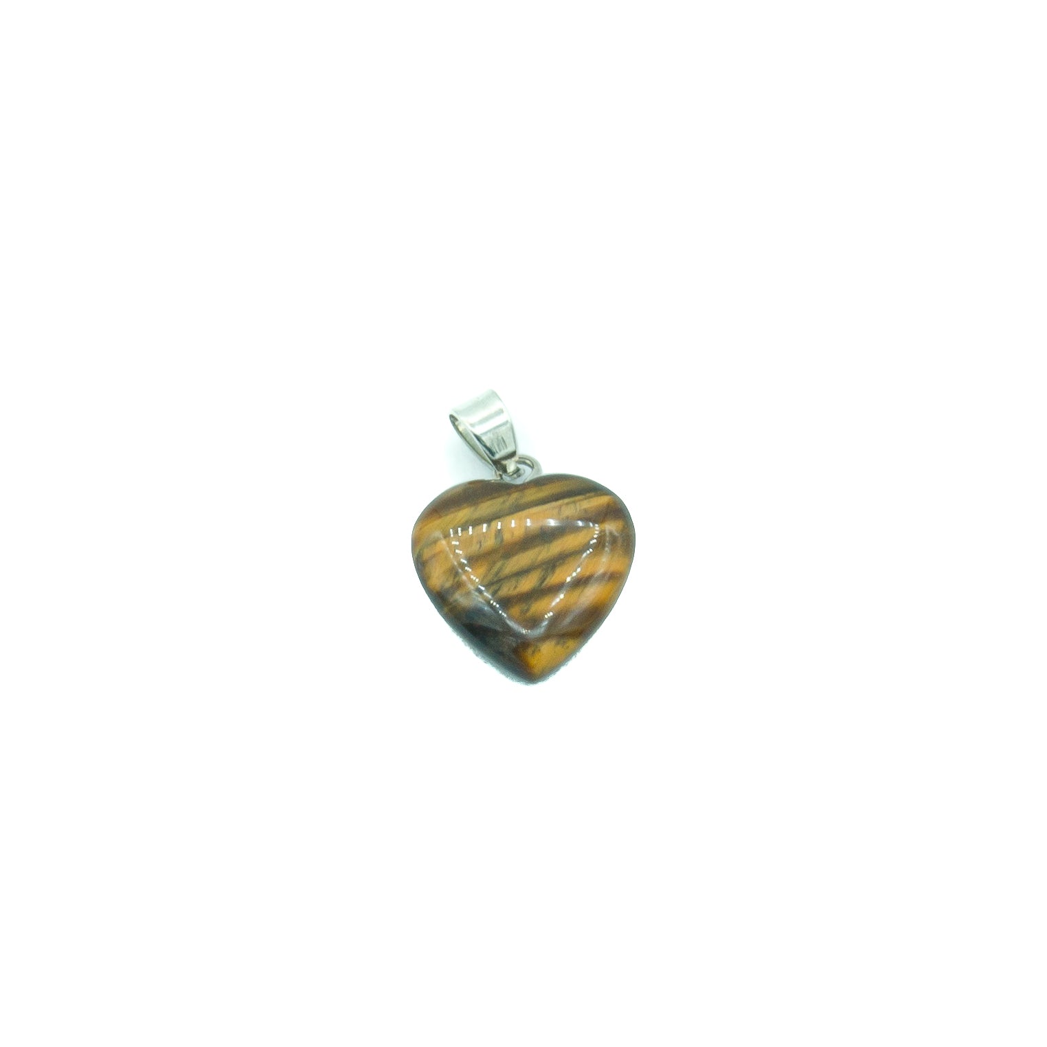 Pendant - Tiger's Eye Heart $15